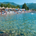 Beach in Tivat Montenegro