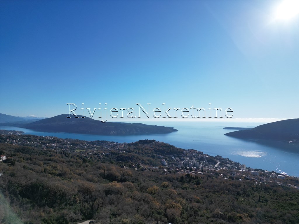 Building land with sea view Trebesin Herceg Novi