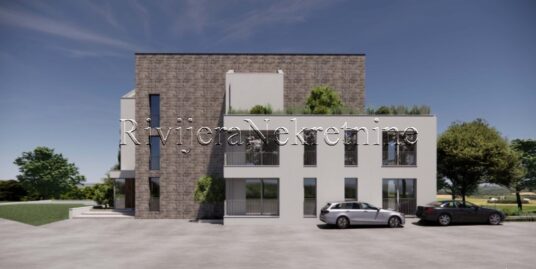 For sale three-bedroom apartment with sea view in Kavac Kotor