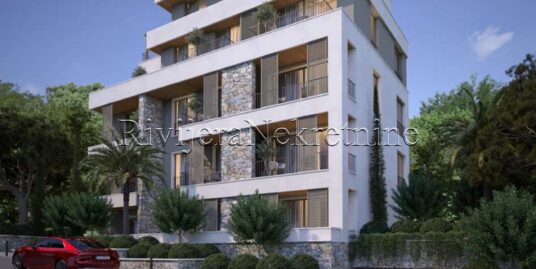 Two-bedroom apartment for sale under construction in Tivat