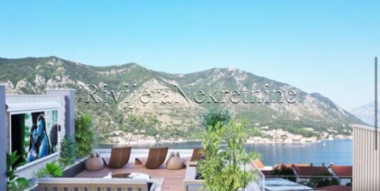 For sale two-bedroom penthouse apartment Dobrota Kotor