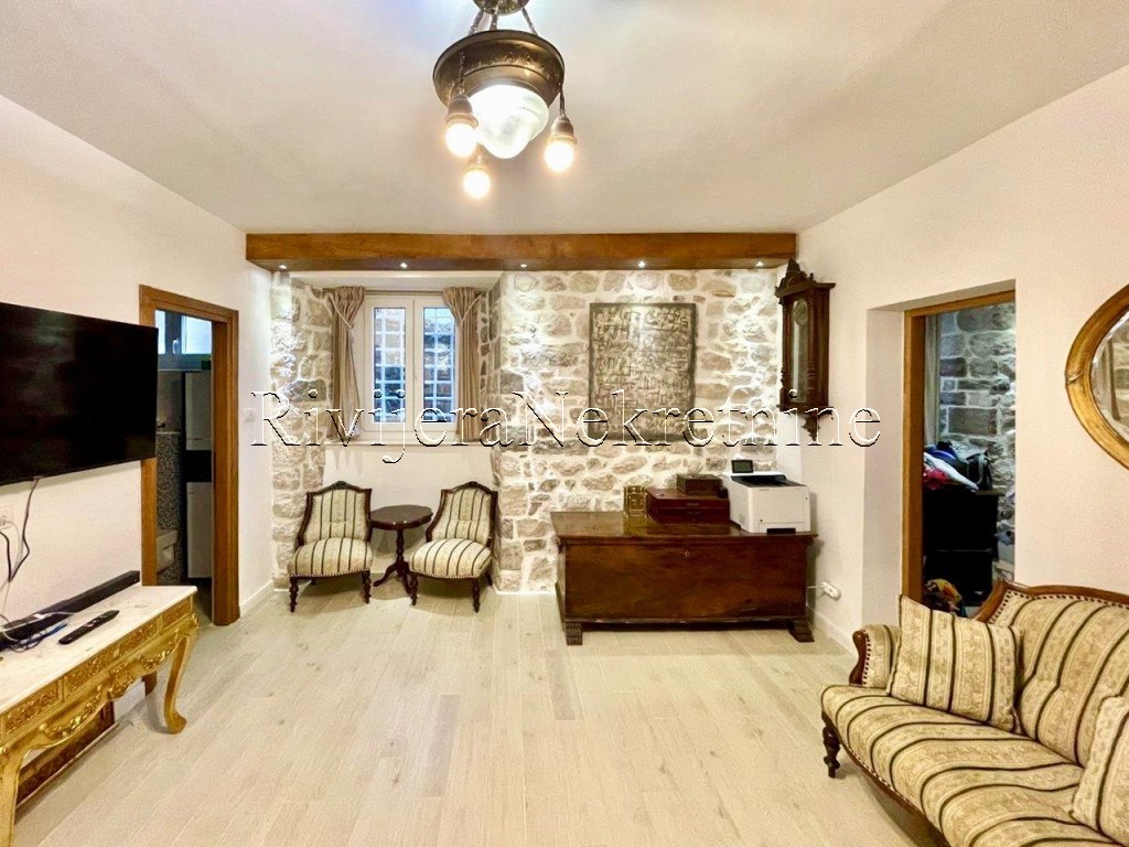 For sale two apartments in a stone house in Kotor
