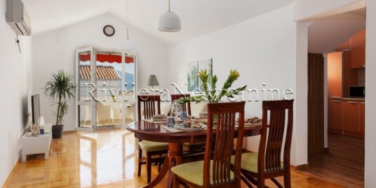 For sale spacious bright two-bedroom apartment in Tivat