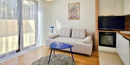 For sale fully furnished studio apartment with sea view Tivat Pod