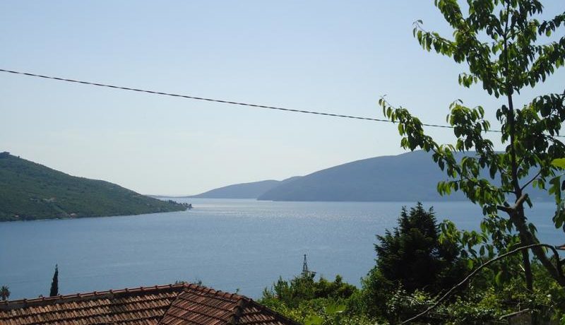 Sea view from plot Kumbor Herceg Novi-Top Estate Montenegro