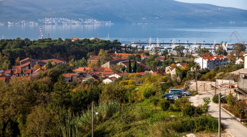 Sea view of Plot Tivat-Top Estate Montenegro