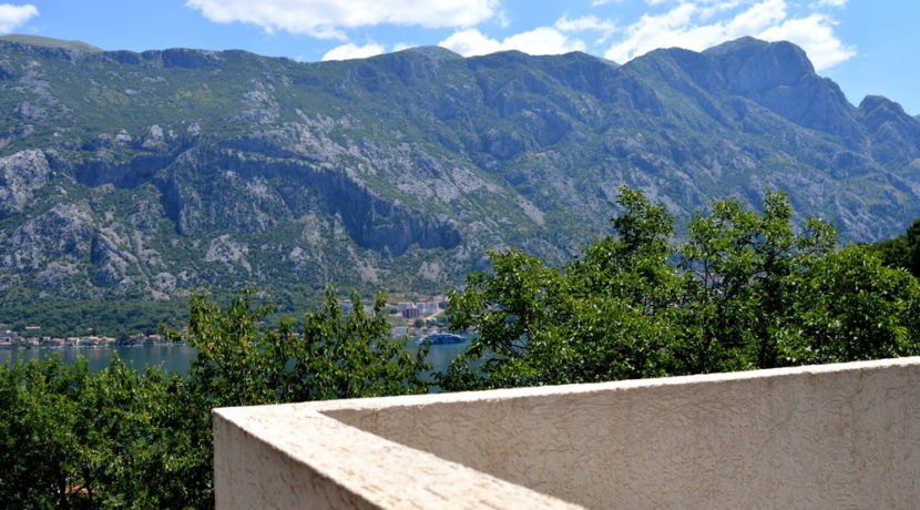 House terrace Prcanj Kotor-Top Estate Montenegro