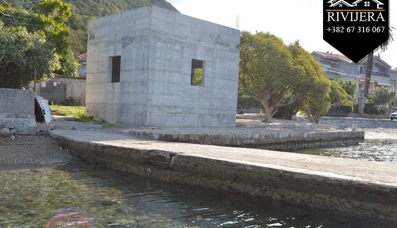 Beach bar under construction Kumbor, Herceg Novi-Top Estate Montenegro