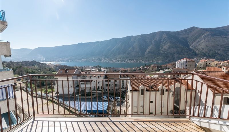 Sunny apartment with sea view Dobrota, Kotor-Top Estate Montenegro