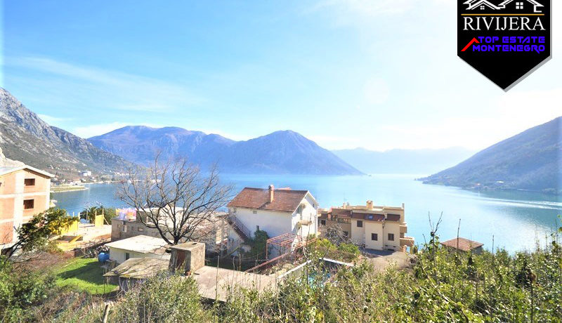 Attraktives investitionsgrundstück mit Meerblick Morinj, Kotor-Top Immobilien Montenegro