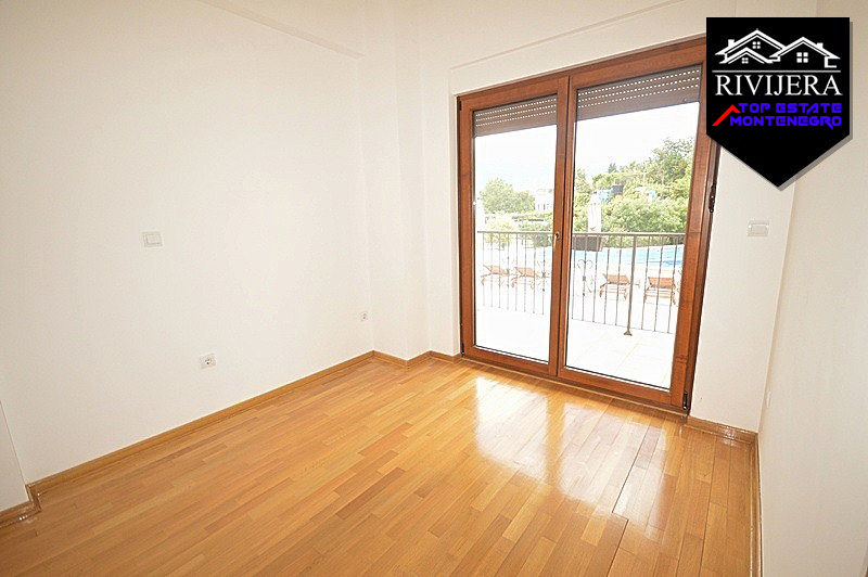 New not furnished small apartment Baosici, Herceg Novi