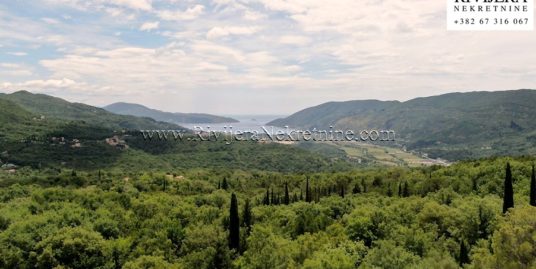 Urbanized plot for sale village Mojdez Boka bay Herceg Novi